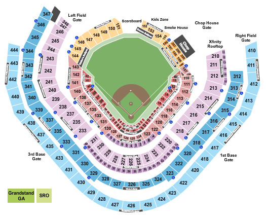 Suntrust Braves Seating Chart